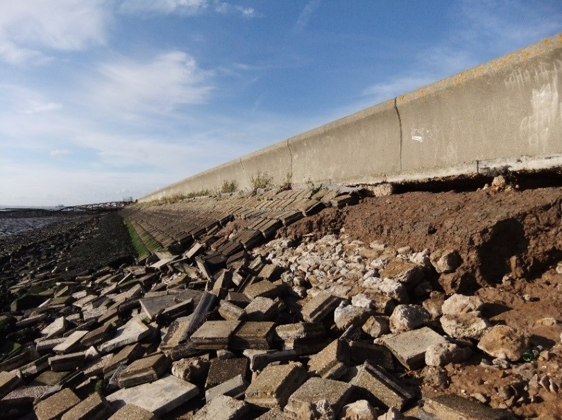 Canvey Island southern shoreline revetment project information page
