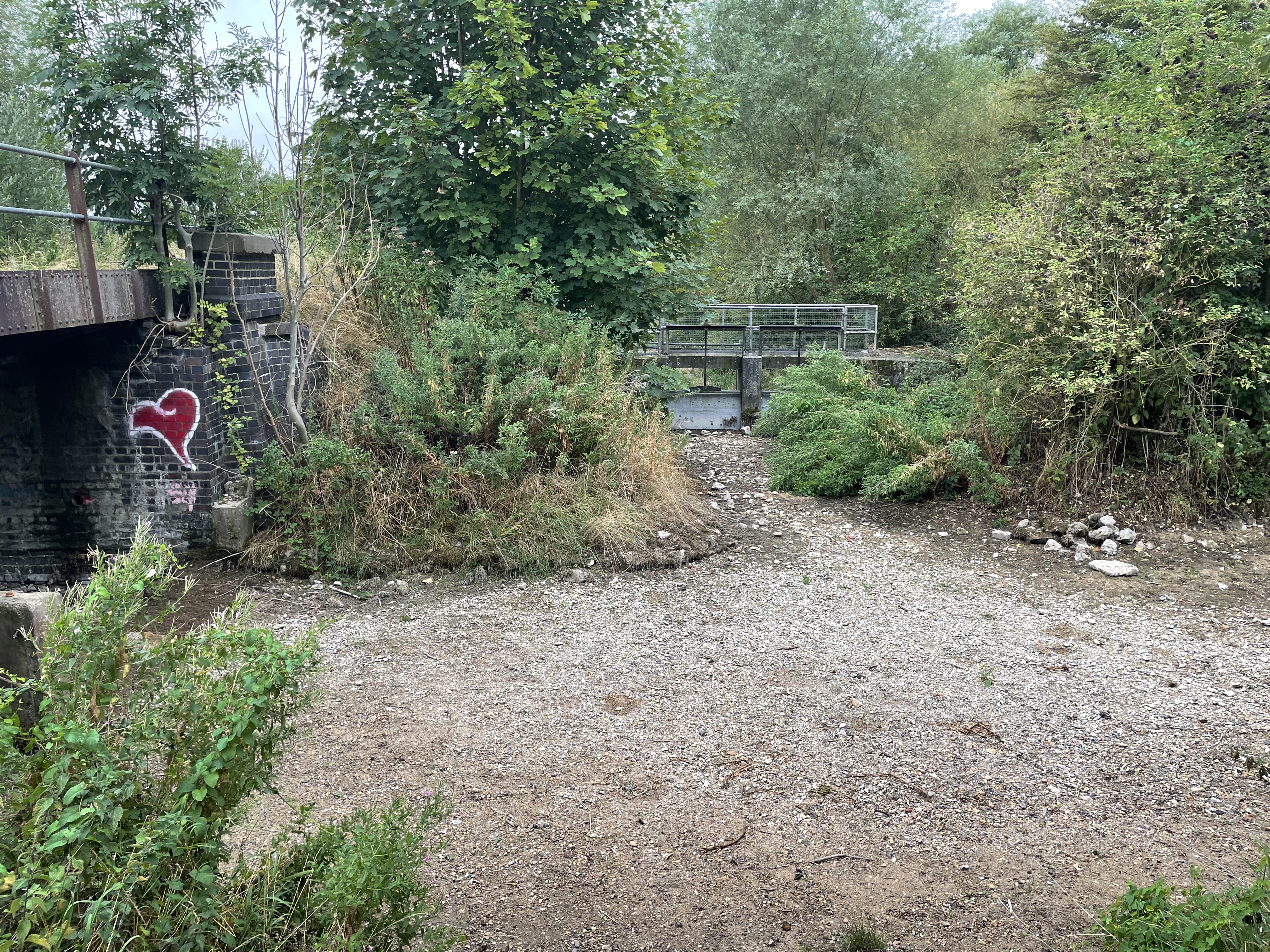 Dry riverbed of the River Slea