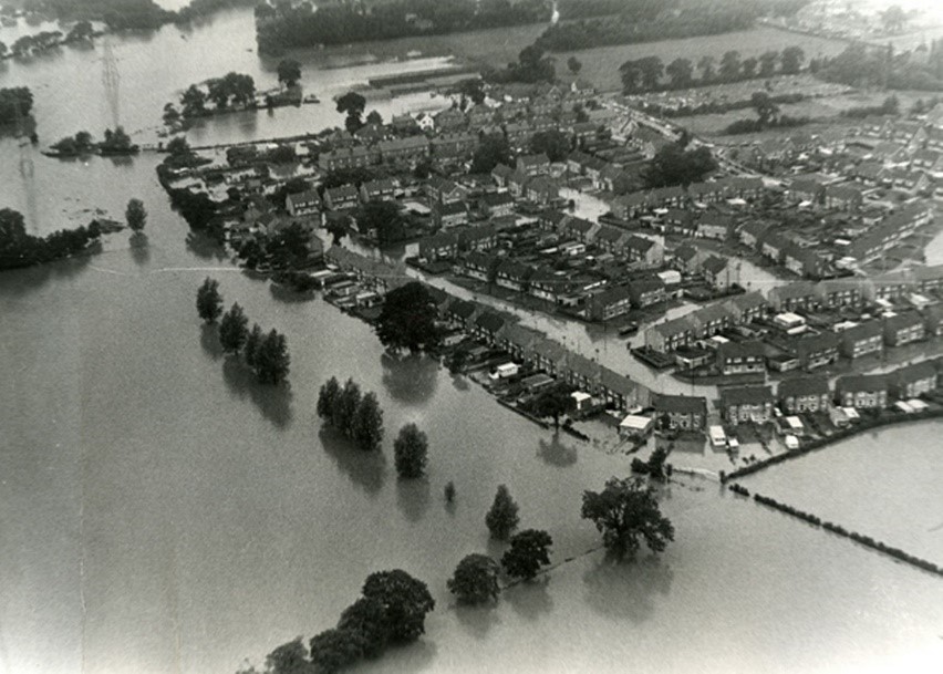 Extent of flooding in 1968