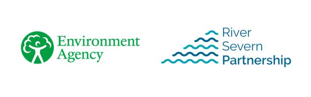 Logos of the Environment Agency and River Severn Partnership