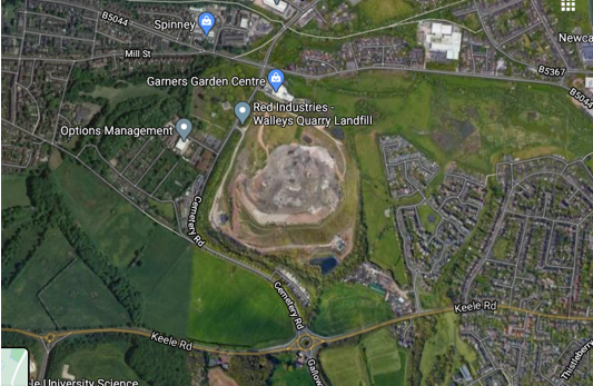 Picture 3: The location of the Landfill site (Source: Google Maps)